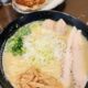 Chicken ramen with chicken gyoza at a restaurant in Tsukuba