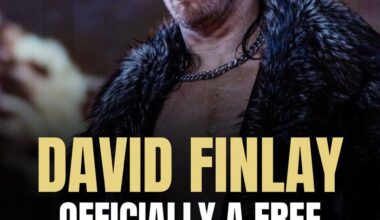 Fightful Reporting that David Finaly is officially a free agent