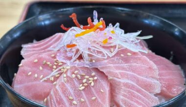 Maguro don I had today.