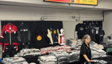 Merch for tonight's show