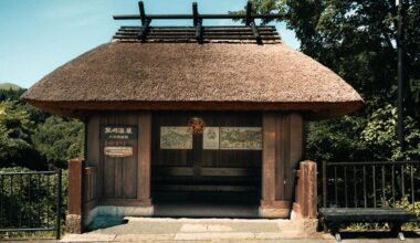 Bus stop, Kurokawaonsen, Kumamoto, July 2025.