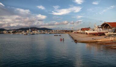 Japan Coast Guard Ishigaki Pier, Ishigaki, Okinawa prefecture
