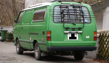 Why were most japanese vans green in the 70s and the 80s?