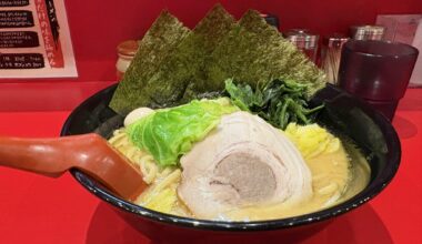 キャベツラーメン
記憶喪失美味かったような余韻はある。

横浜家系ラーメン 赤家