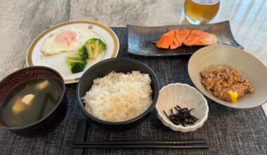 [homemade] Simple Japanese breakfast — do you like natto?