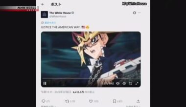 White House criticized for using popular anime characters without authorization