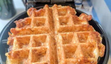 Waffled Okonomiyaki - Nagaimo Is Key.