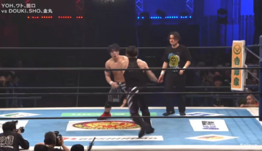 “EVIL” YOH getting some help from the ref!