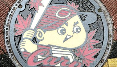 Funny Hiroshiman manhole cover