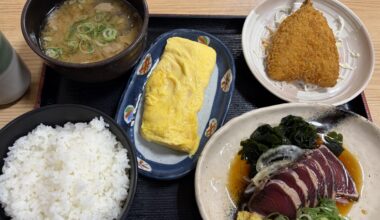 Katsuo no Tataki lunch set