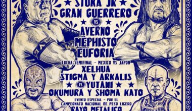 Next Monday in Arena Puebla: Shoma Kato first trios match with Okumura & Yutani