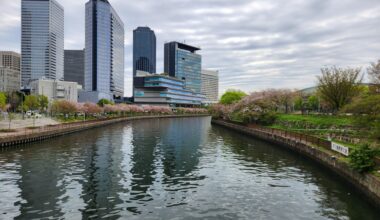 Even on a cloudy day Osaka still looks beautiful