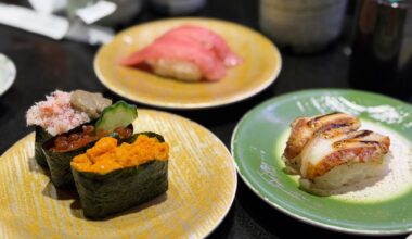 First Sushi in Tokyo.