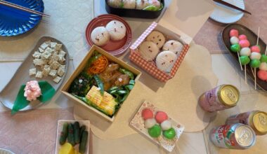 I made some hanami-inspired food for my family