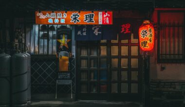 A rainy Tuesday night in Matsumoto — found this izakaya down a back alley, Nagano