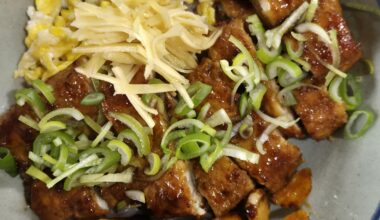 Homemade unagi don + ginger pickles