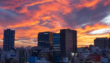 Ikebukuro sunset