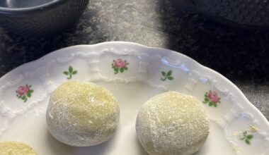 I made my first mochi 🥰