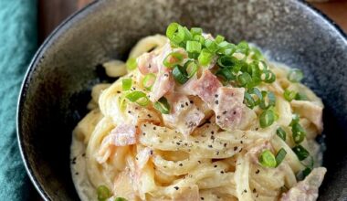 Easy Carbonara Udon