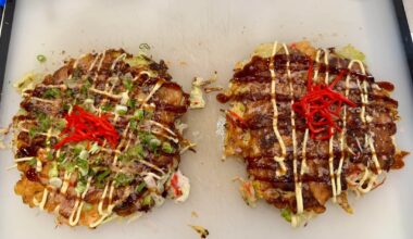 (Homemade) Hiroshima-style Okonomiyaki