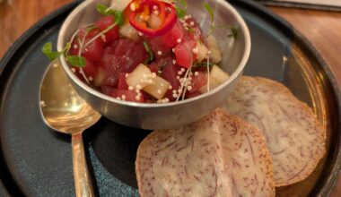 Gordan Ramsey Hells kitchen Tuna Poke
