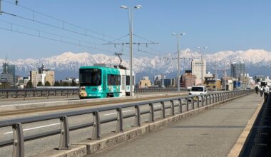 Tateyama Mt Range and Tram