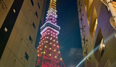 Tokyo Tower (and Sailor Moon Manhole Covers)