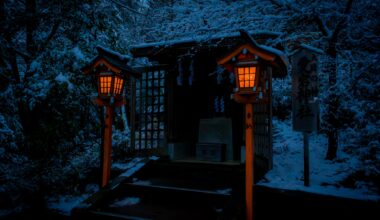 Hokura In Winter Arakura Fuji Sengen Shrine