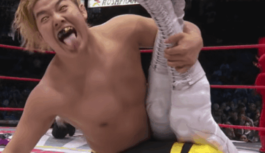 Wanted see Shoma Kato wrestling in CMLL and was gifted this horrific image.