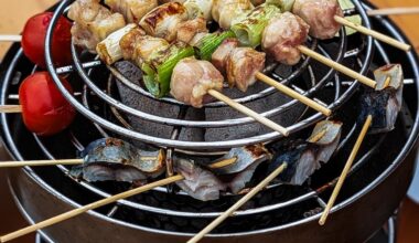 Yakitori on the Shichirin