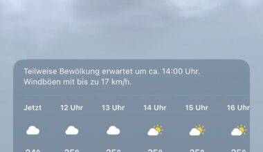 Weather app vs. real weather