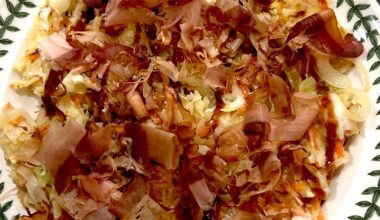 Homemade okonomiyaki for dinner tonight