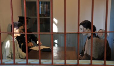 The 'notorious' Abashiri Prison Museum. Hokkaido. Known as the toughest of all prisons in Japan during the Meiji Period. Harsh working, weather conditions and isolation made it famous.