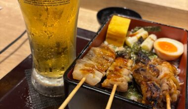 Japanese food + Japanese beer = best combo ever!