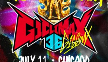 I made these posters for the G1 Climax to put up around the city
