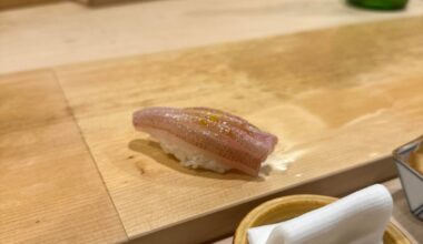 Top Quality Ingredients at Gaienmae Takemoto in Tokyo