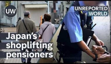 Why is an elderly crimewave gripping Japan?