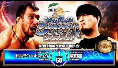 Ren Narita vs Boltin Oleg LIVE in English 5/3 on NJPW World!