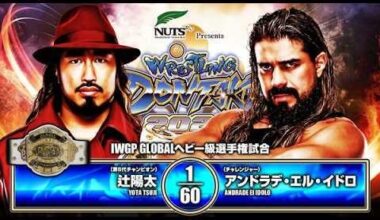 Yota Tsuji vs Andrade El Ídolo LIVE in English 5/3 on NJPW World!