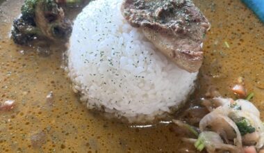 This curry saved me after walking all day