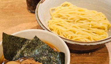Tsukemen, my favorite Japanese noodle dish
