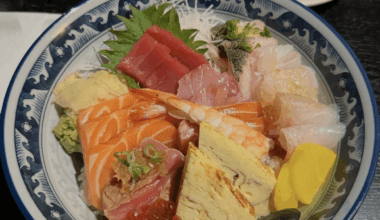Delicious seafood rice dish for $35.