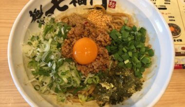 Mazesoba in Japan 🍜