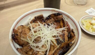Can’t stop thinking about this Butadon in Sapporo