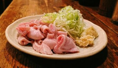 KOBUKURO-SASHI (blanched) is a hidden gem of Japanese izakaya culture.