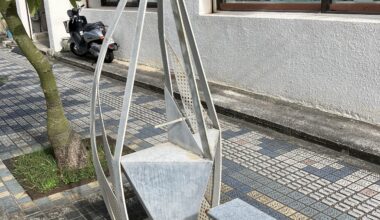 Sidewalk sculpture