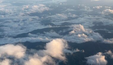 Saw Mount Fuji from the plane 🥺