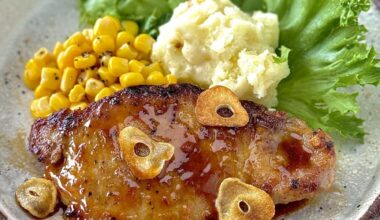 Garlic Butter Soy Sauce Pork Sauté