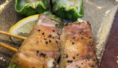 Yakitori performance: Piman Cheese.