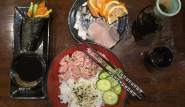 Made sushi for the first time in a couple years.